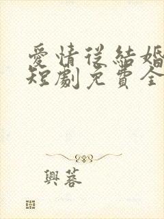 爱情从结婚开始短剧免费全集免费播放