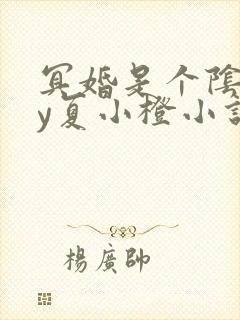 冥婚是个阴谋by夏小橙小说免费阅读