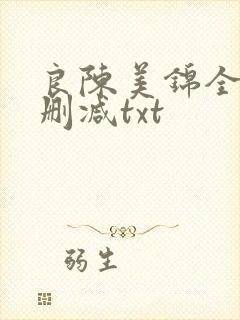 良陈美锦全文无删减txt