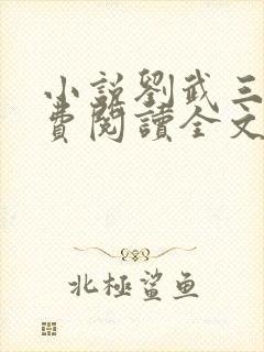 小说刘武三国免费阅读全文无弹窗