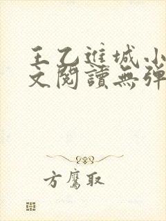 王乙进城小说全文阅读无弹窗