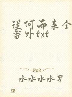 从何而来全文加番外txt