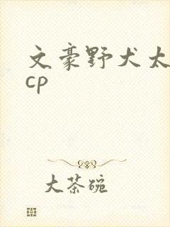 文豪野犬太宰治cp