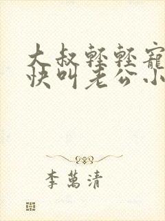 大叔轻轻宠宝贝快叫老公小说