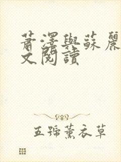 萧泽与苏丽莎全文阅读