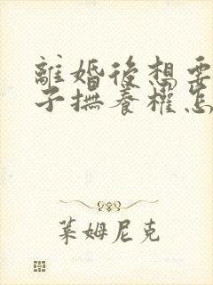 离婚后想要回孩子抚养权怎么起诉