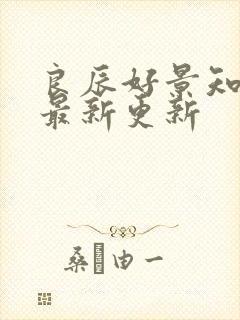 良辰好景知几何最新更新