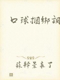 口球捆绑调教文