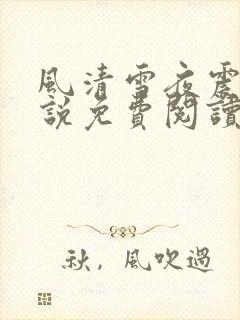 风清雪夜震风小说免费阅读