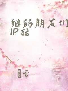 继的朋友们SVIP话