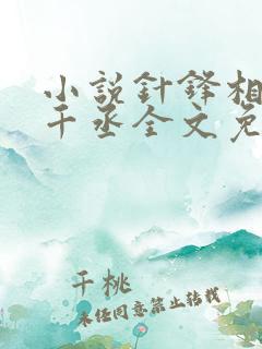 小说针锋相对水千丞全文免费阅读