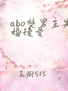 abo双男主先婚后爱