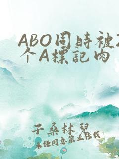 ABO同时被2个A标记肉