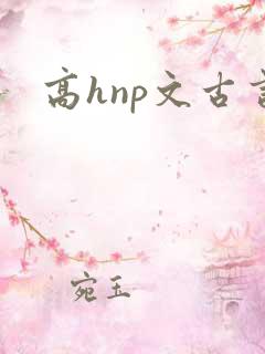 高hnp文古言
