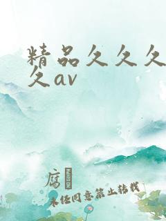 精品久久久久久久av