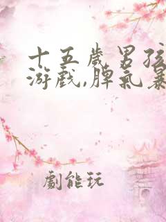 十五岁男孩沉迷游戏,脾气暴躁叛逆