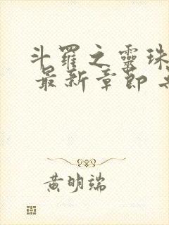 斗罗之灵珠神剑 最新章节 无弹窗