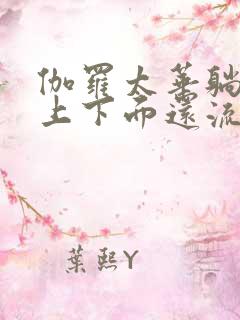 伽罗太华躺在床上下面还流东西