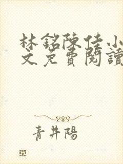 林铭陈佳小说全文免费阅读笔趣阁