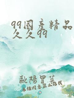 99国产精品久久久99