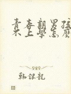 青春期男孩叛逆不上学怎么办