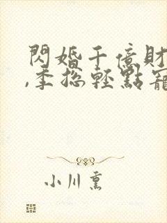 闪婚千亿财阀后,季总轻点宠