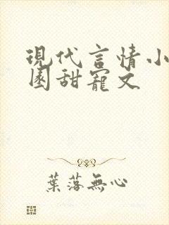 现代言情小说校园甜宠文