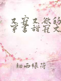 又宠又欲的古言穿书甜宠文