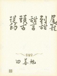 从头甜到尾无虐的古言甜宠文