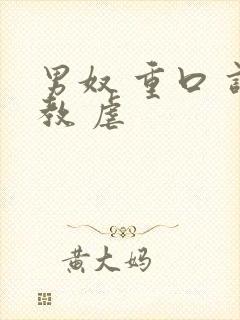 男奴 重口 调教 虐