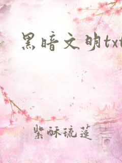 黑暗文明txt