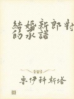 结婚新郎对新娘的承诺