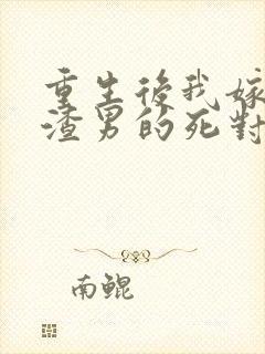 重生后我嫁给了渣男的死对头原著