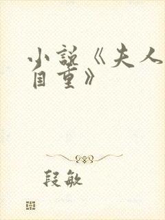 小说《夫人,请自重》