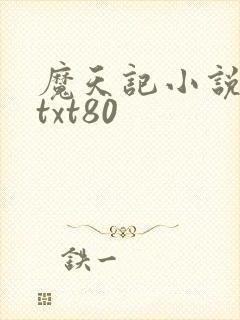 魔天记小说下载txt80