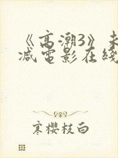 《高潮3》未删减电影在线播放