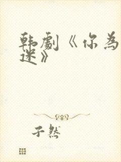 韩剧《你为我着迷》