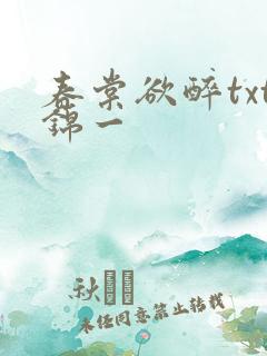 春棠欲醉txt锦一