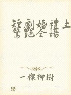 短剧婚礼上婆婆惊艳全场