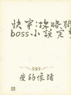快穿:攻略职场boss小说完整版