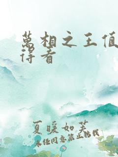 万相之王值不值得看