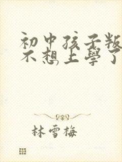 初中孩子叛逆期不想上学了咋办