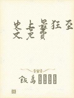 史上最狂至尊全文免费