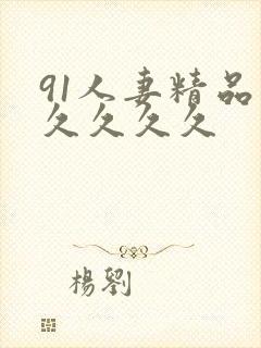 91人妻精品久久久久久