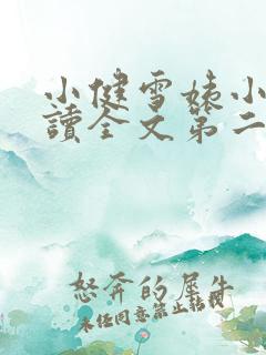 小健雪姨小说阅读全文第二章