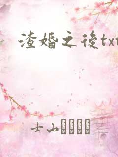 渣婚之后txt