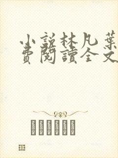 小说林凡叶惜免费阅读全文最新章节