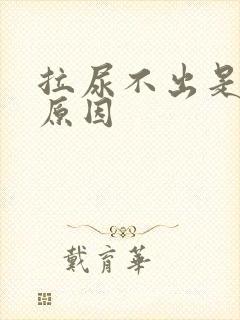 拉尿不出是什么原因