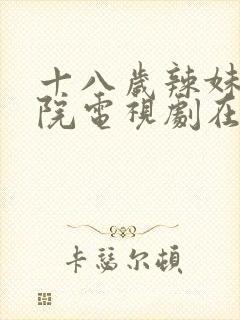 十八岁辣妹子影院电视剧在线观看