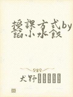 授课方式by肉馅小水饺